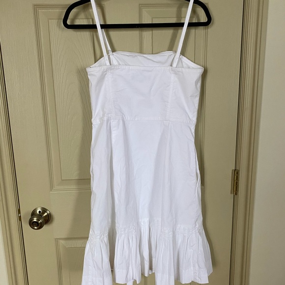 Banana Republic White Pleated Dress - Picture 2 of 6